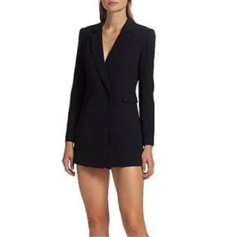 Alice + Olivia Classic Black Blazer Dress